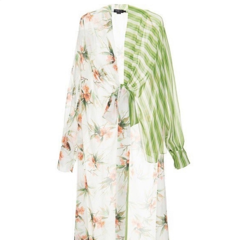 Anthropologie’s PatBo High-Low Tunic Mixed Print Blouse, Size XL New w/Tag - Picture 3 of 17